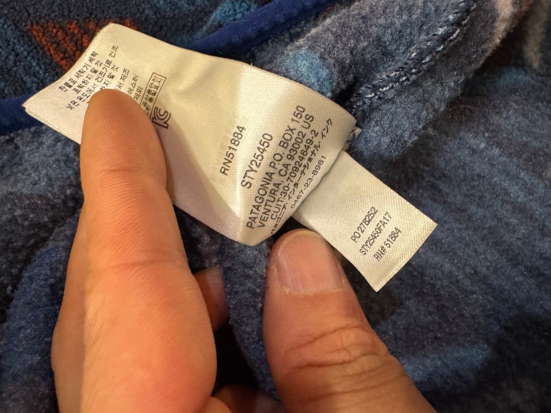 파타고니아 아즈텍 헤비웨이트 신칠라  상품이미지5