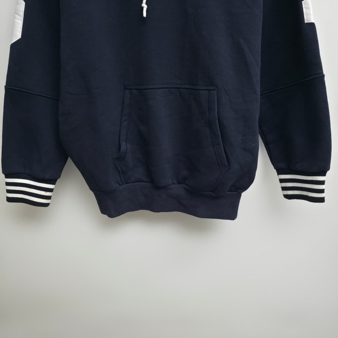 [S] 아디다스 네이비 플리스 후드티 상품이미지3