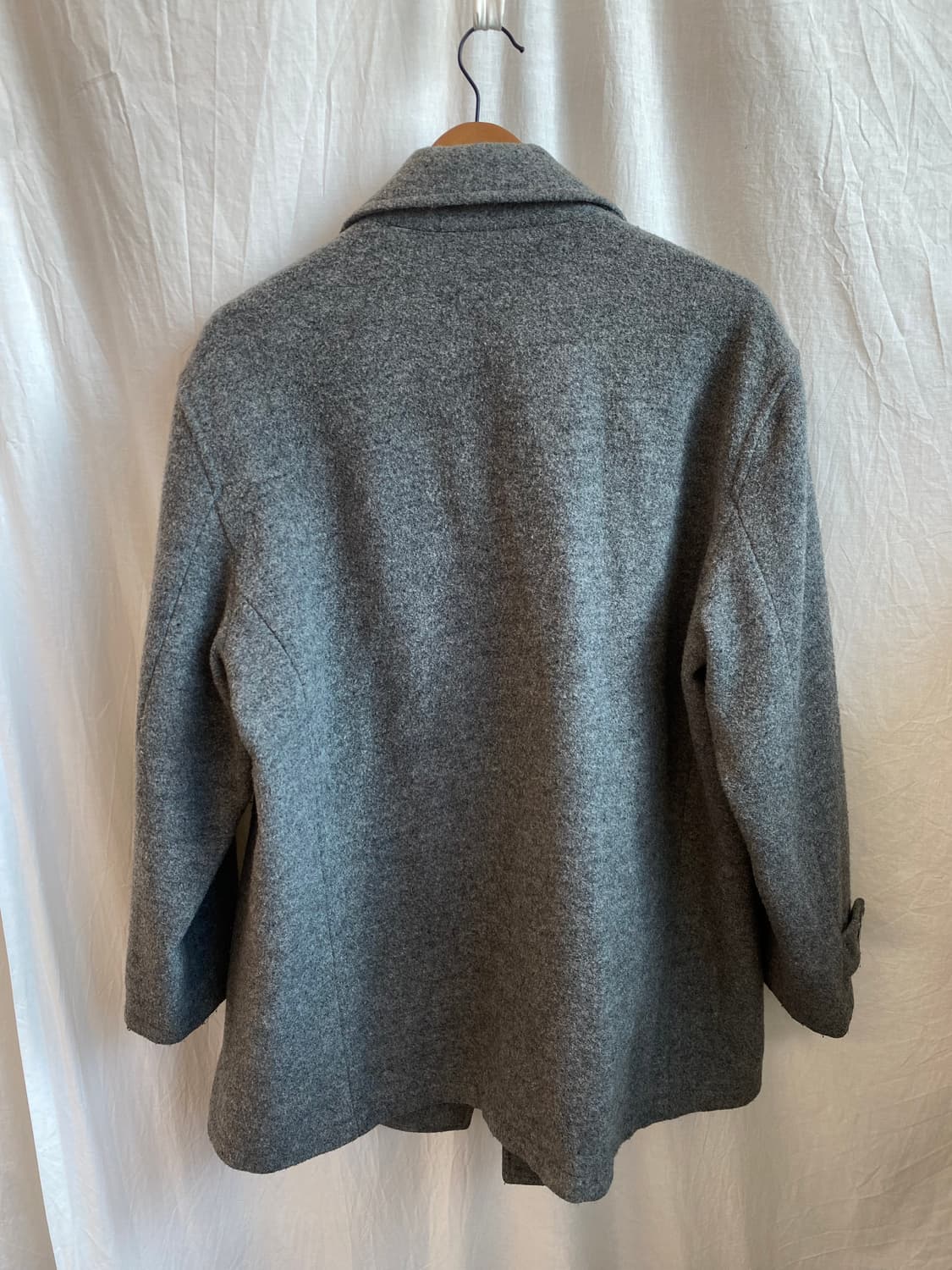 그레이 울믹스 오버핏 피코트(L)그레이 울믹스 오버핏 피코트(L) 상품이미지8