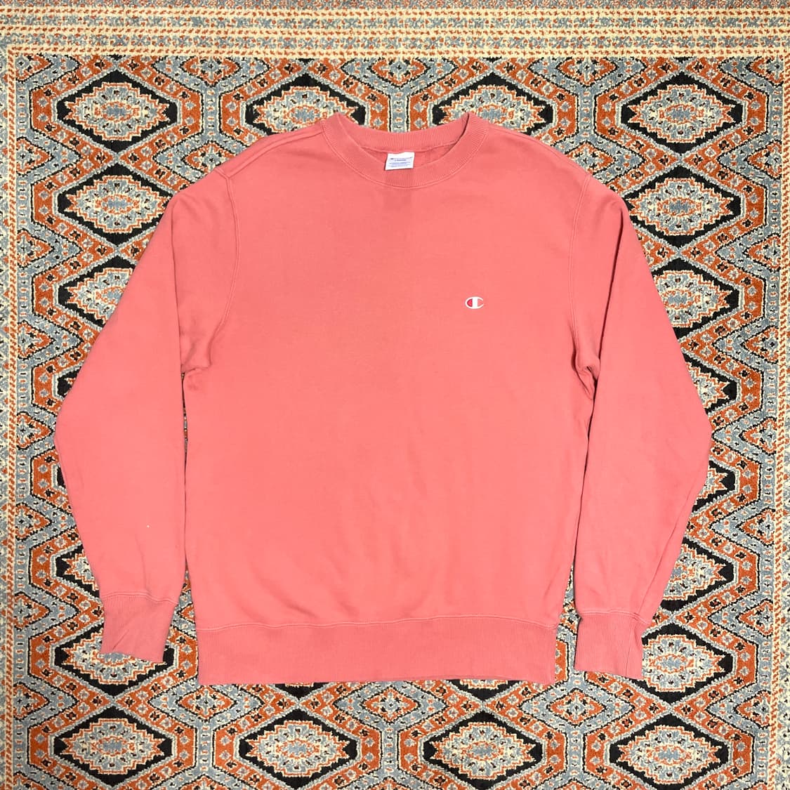 챔피온 인디 핑크 쭈리 맨투맨 여성L 상품이미지1