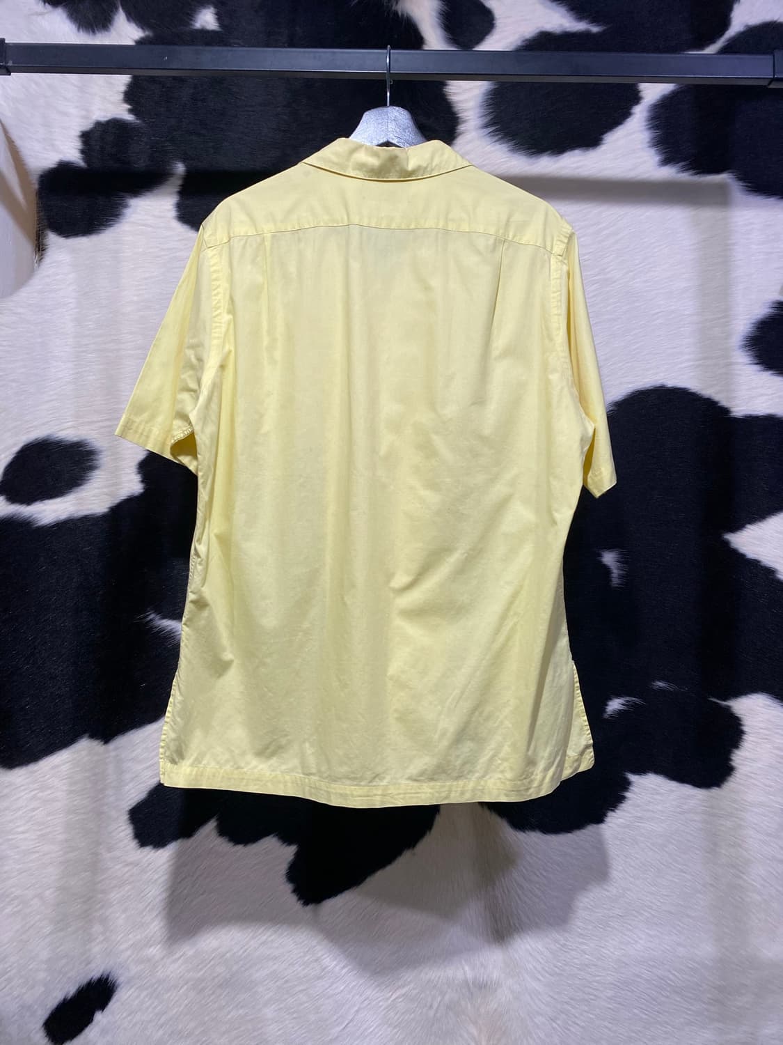 Polo Ralph Lauren 옐로우 오픈 칼라 코튼 하프 셔츠 상품이미지6