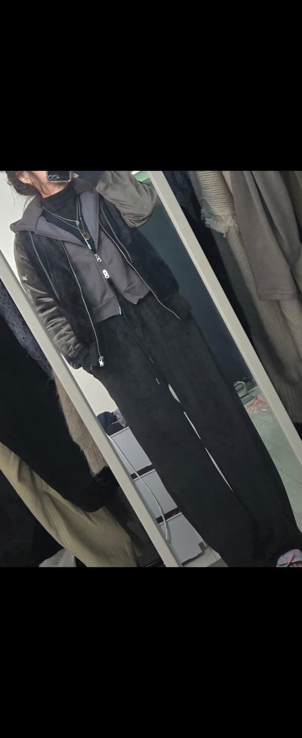 벨벳봄버패딩자켓 상품이미지3