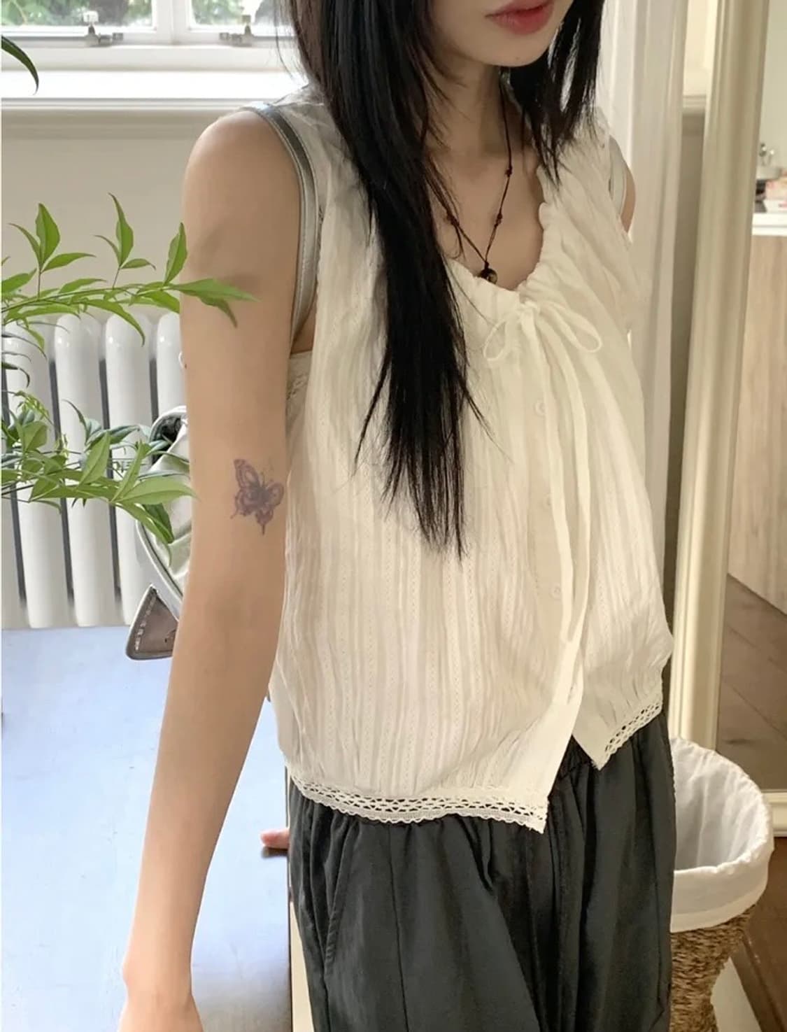 빈티지 슬리브리스 상품이미지1