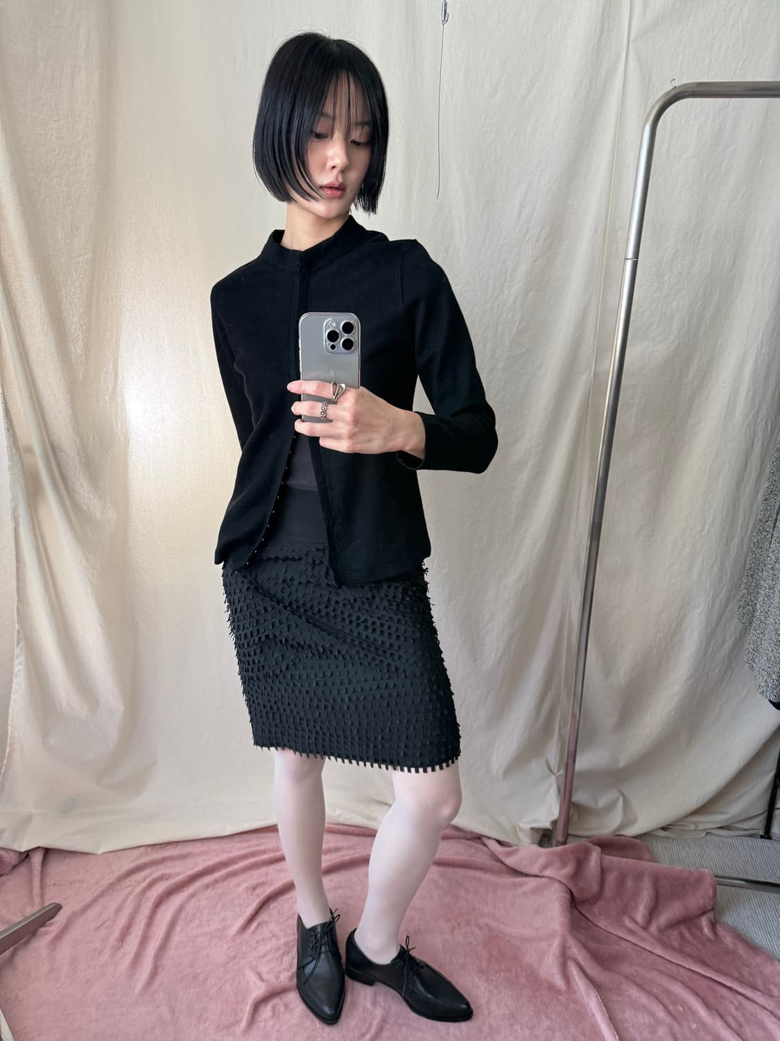 Evro 후크 울 가디건 상품이미지2