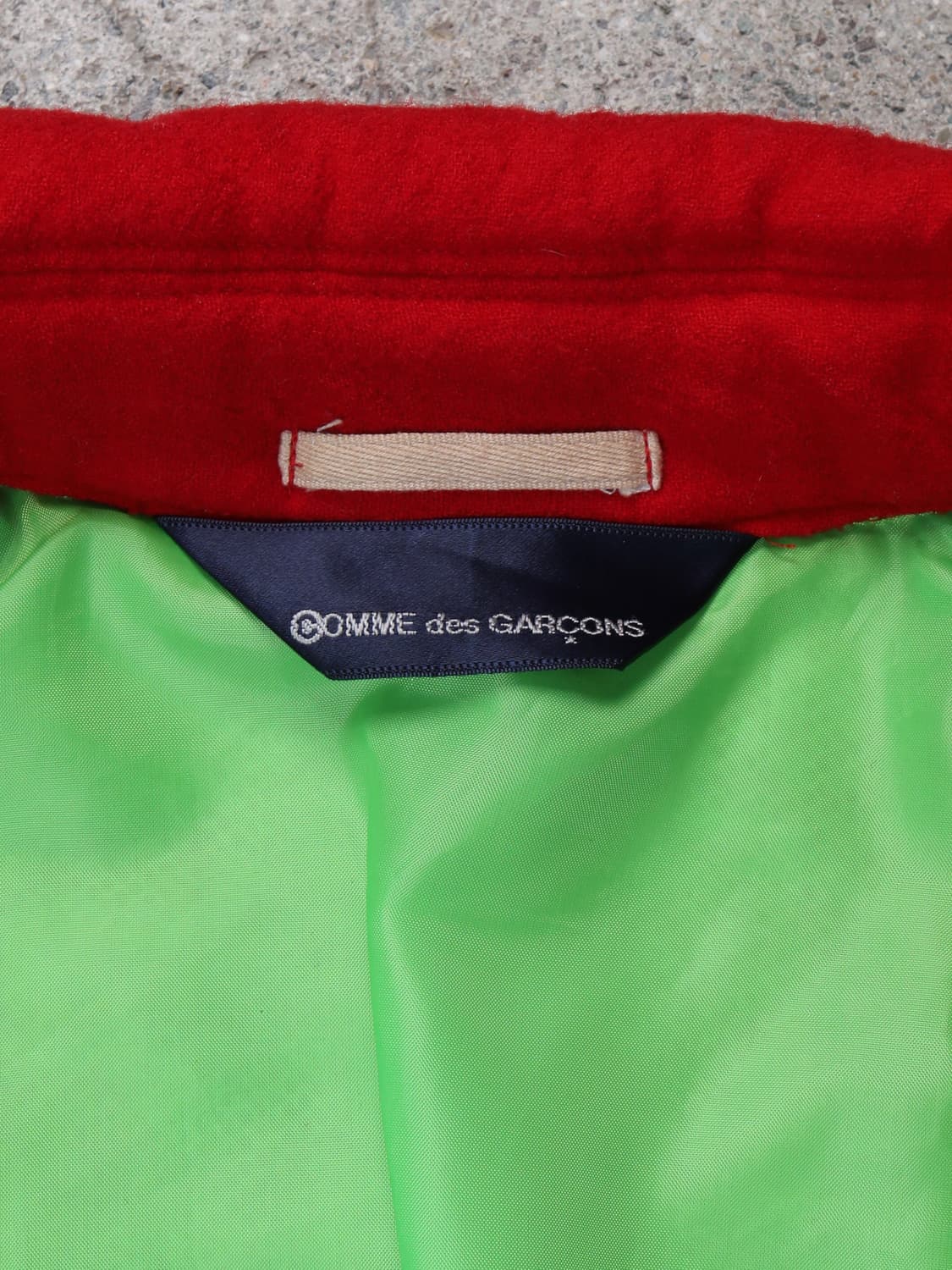 COMME des GARCONS FW96 Red Wool Jacket 상품이미지5