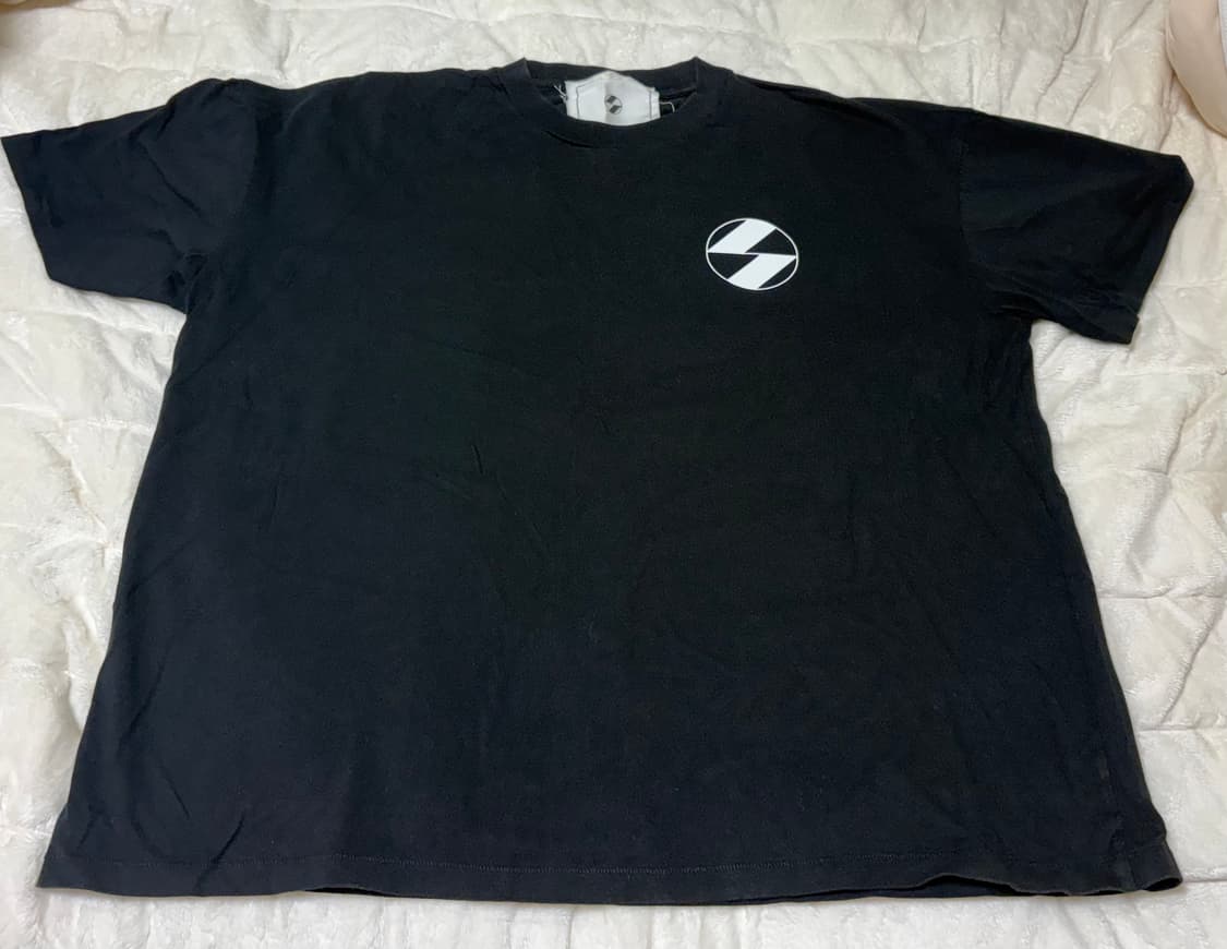 더셀비지스 오버핏 반팔 티셔츠 검흰 / os 상품이미지1