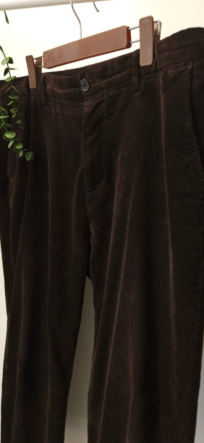 무신사스탠다드 브라운 코듀로이 면바지 36 상품이미지2