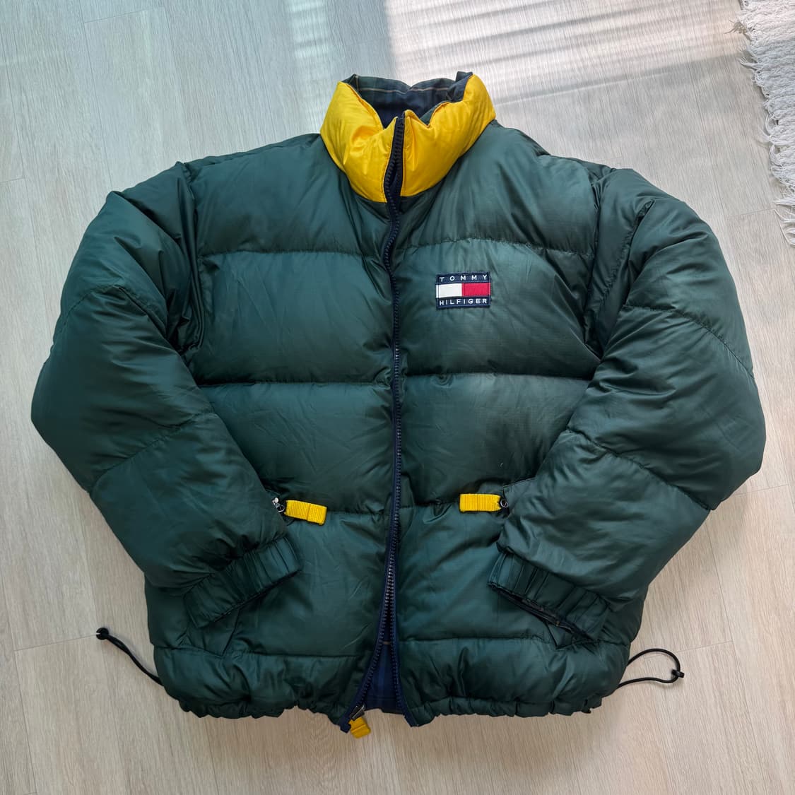90s 타미힐피거 올드스쿨 리버시블 패딩 XL 상품이미지1