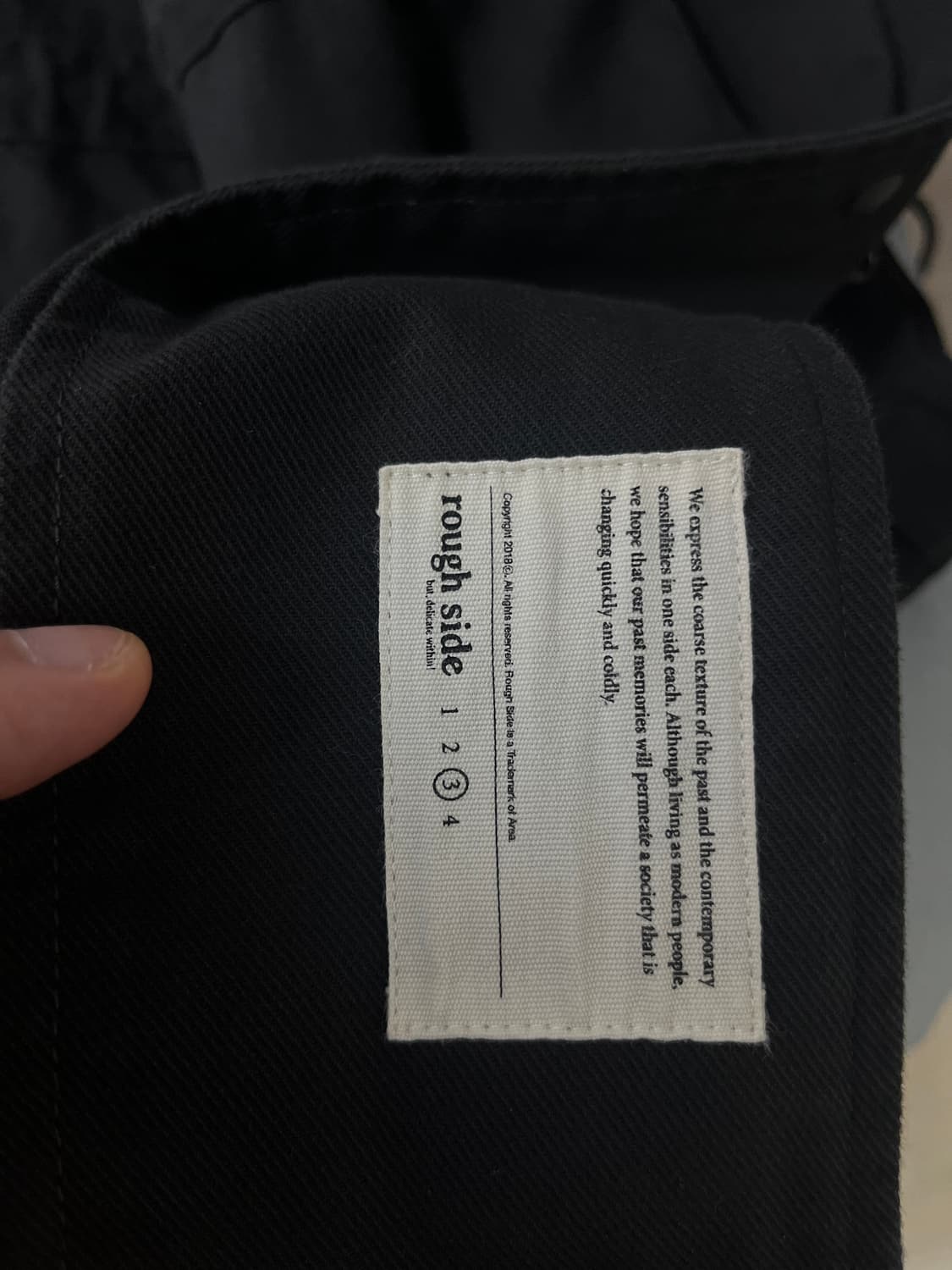 러프사이드 / 25FW ET3 모즈파카 차콜 / 3 상품이미지5