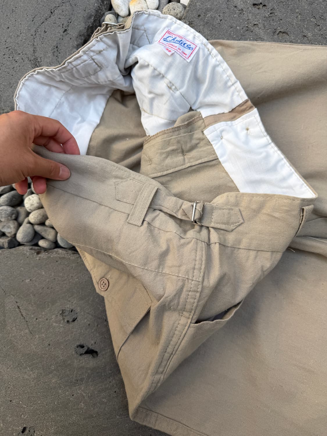 90s LANTICHOC FRENCH LINEN 린넨 프렌치워크팬츠 상품이미지8