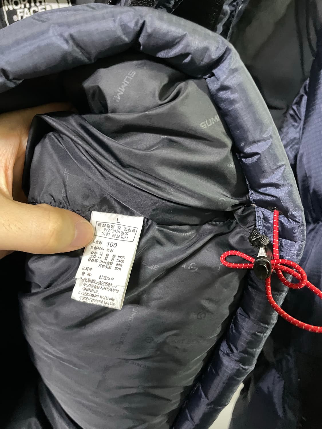노스페이스 써밋 윈드스토퍼 패딩 L 100-105 퍼텍스 상품이미지6