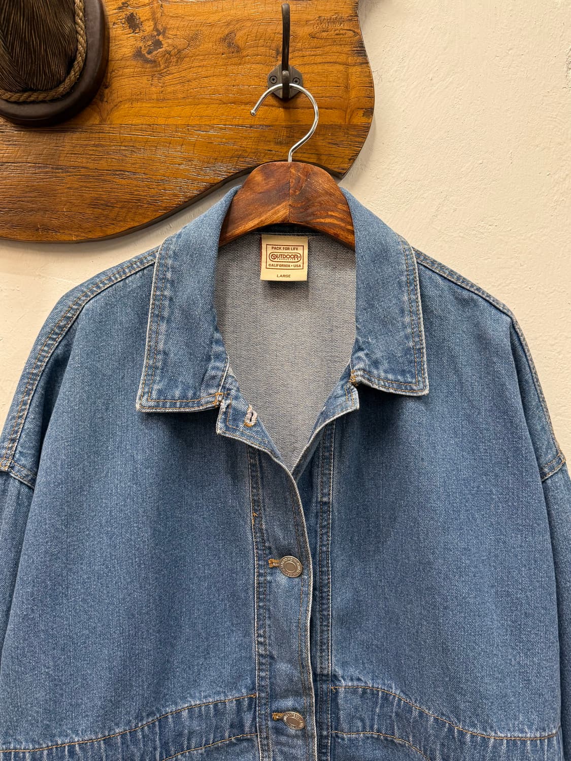 F) OUTDOOR Denim Waist-String Safari Jac 상품이미지2