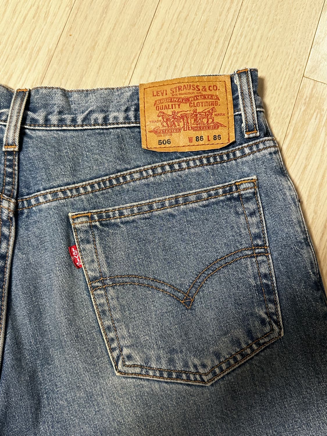 리바이스 506 청바지 데님 Made in Korea 상품이미지1