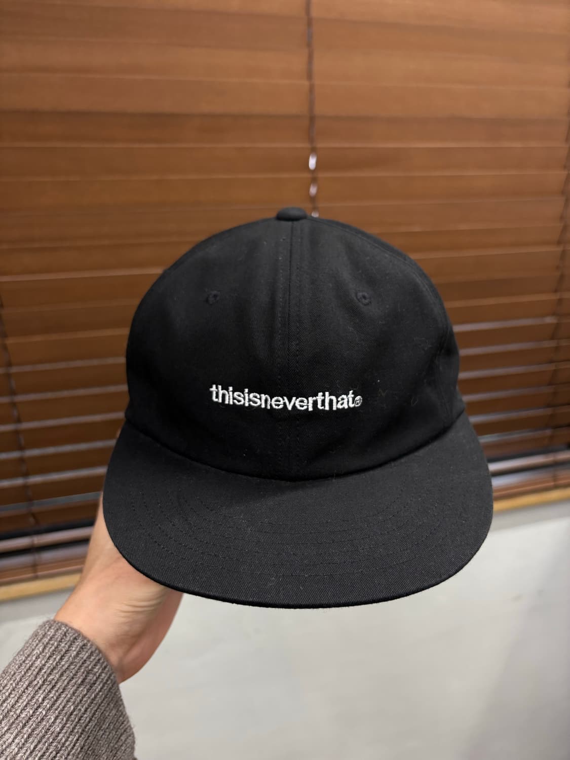 디스이즈네버댓 로고 캡 캠프캡 상품이미지1