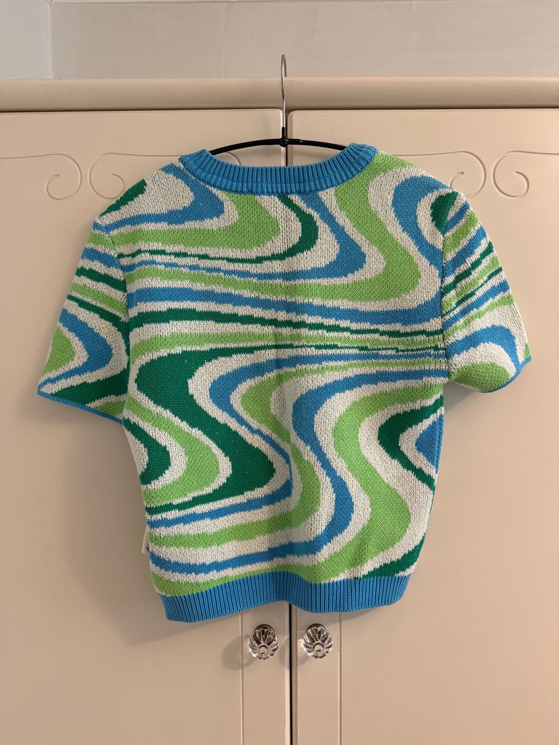 앤더슨벨 델라 자카드 니트 탑 S 상품이미지3