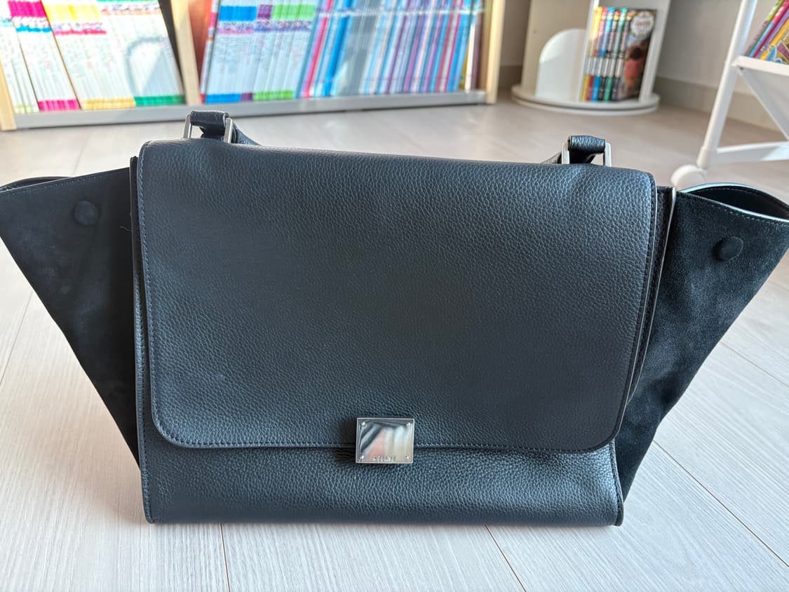 셀린느 트라페즈 블랙 토트백 상품이미지3