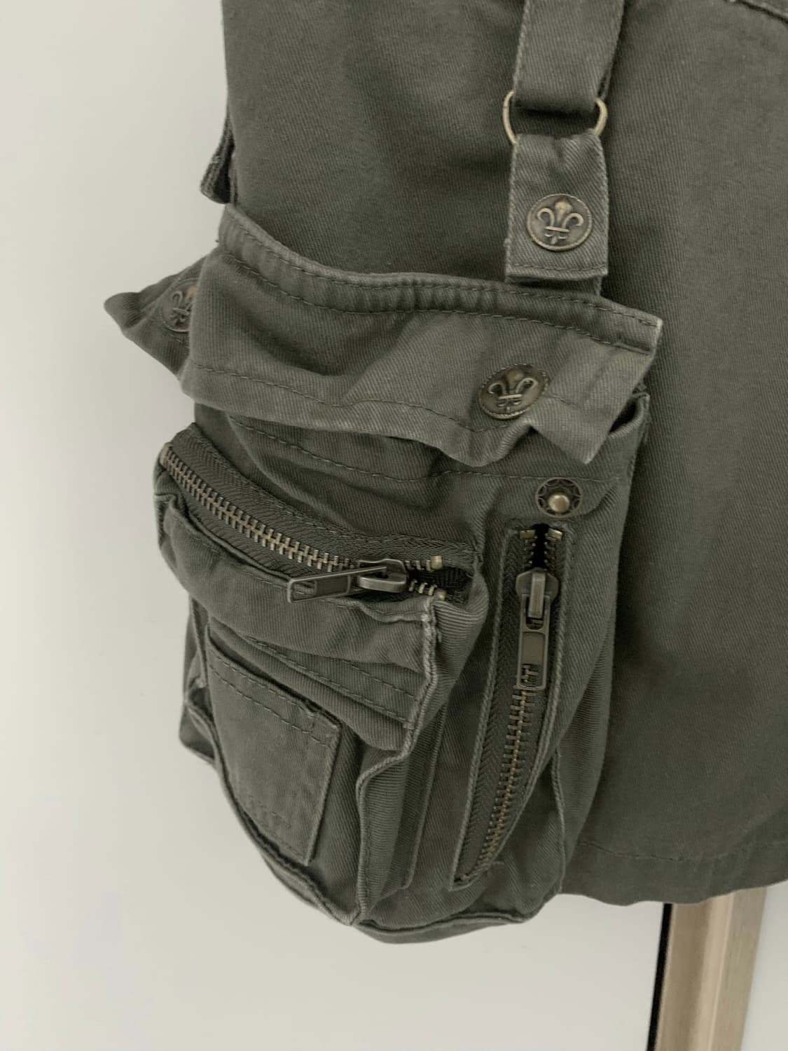 빈티지 카키 자켓 상품이미지5