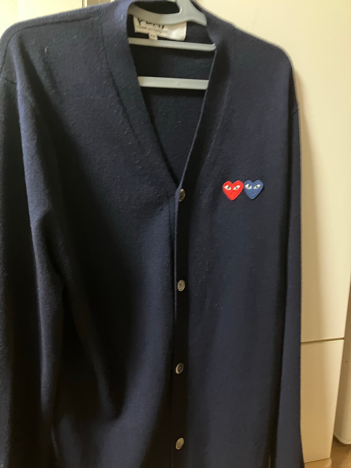 꼼데가르송 네이비 가디건 XXL 사이즈 상품이미지1