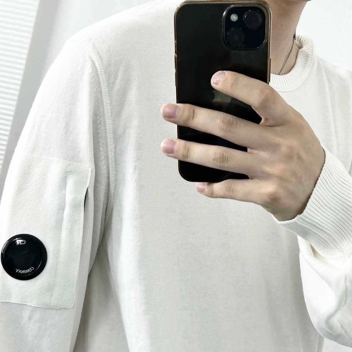 CP 컴퍼니 22SS 렌즈 크루넥 니트 상품이미지4