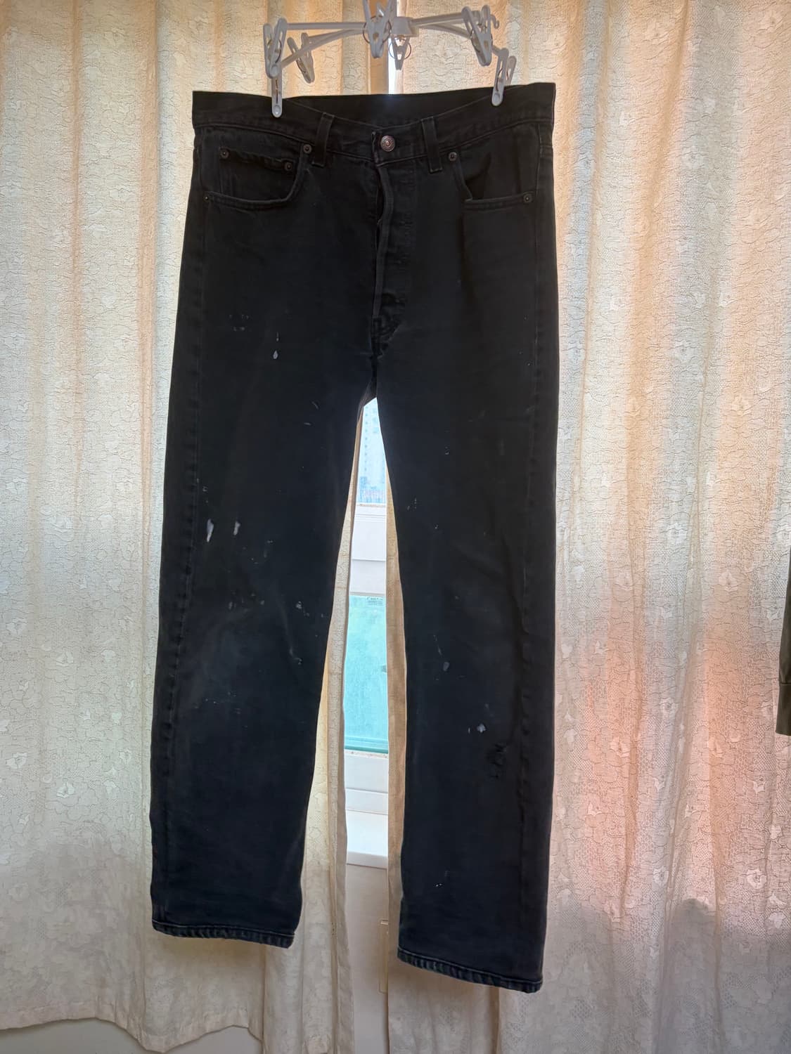 90s 리바이스 501 0660 디스트레스드 블랙 34 34 상품이미지1