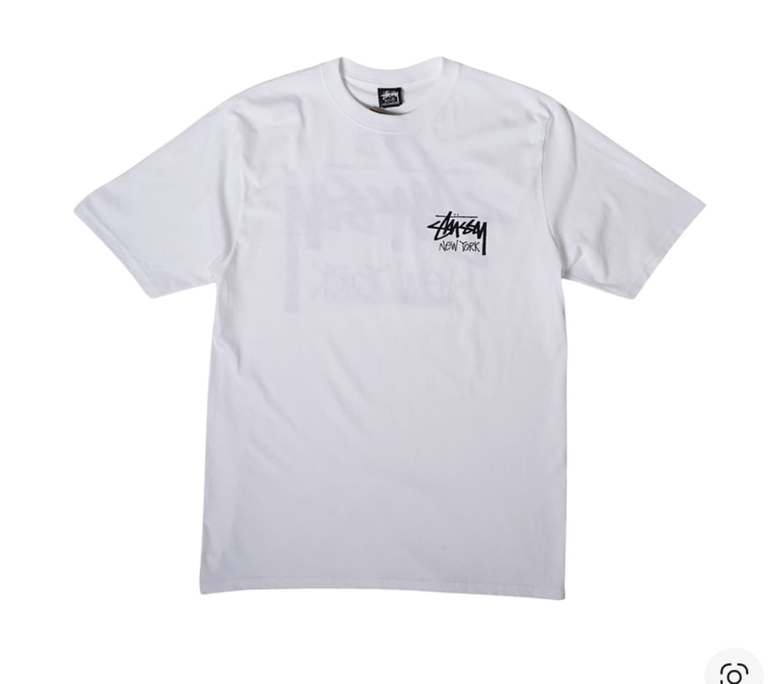 스투시 스탁 뉴욕 티셔츠 화이트 L  상품이미지1