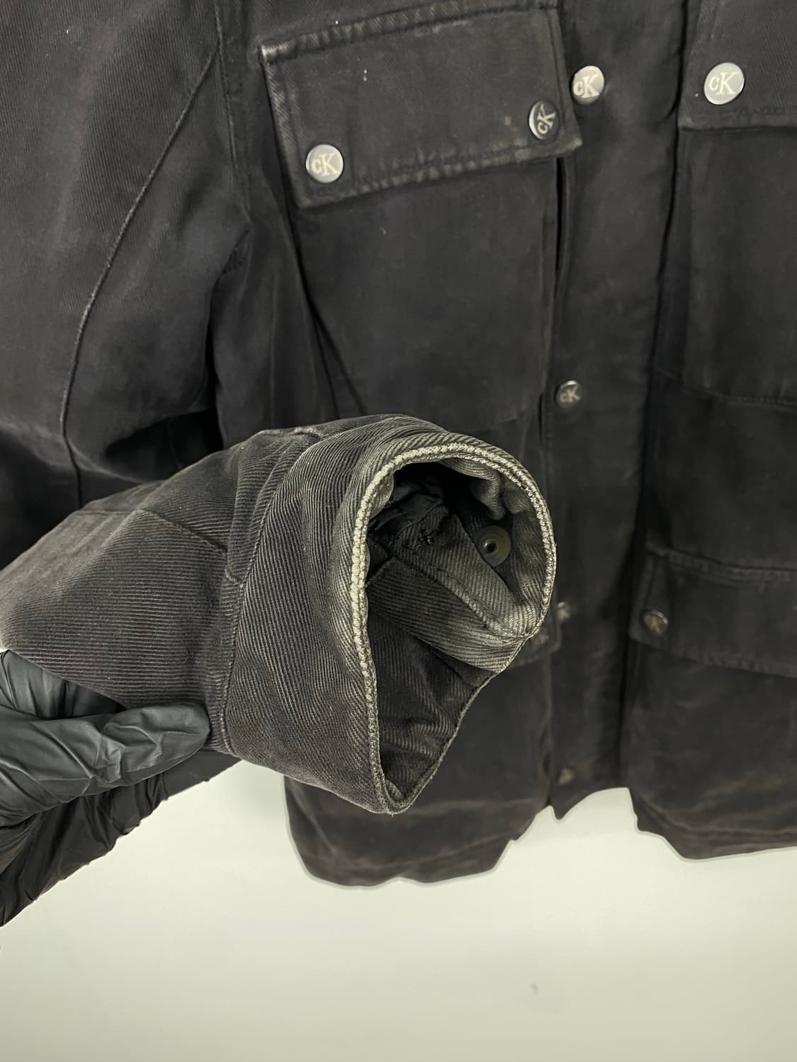 90s 캘빈클라인 ck 워크자켓 헌팅자켓 사파리자켓 L 상품이미지5