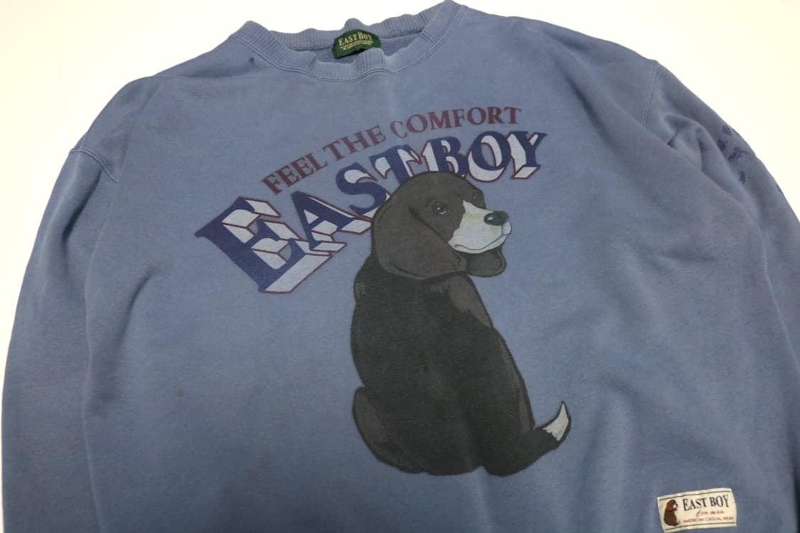이스트보이 썬페이딩 데미지 스웻셔츠 상품이미지2