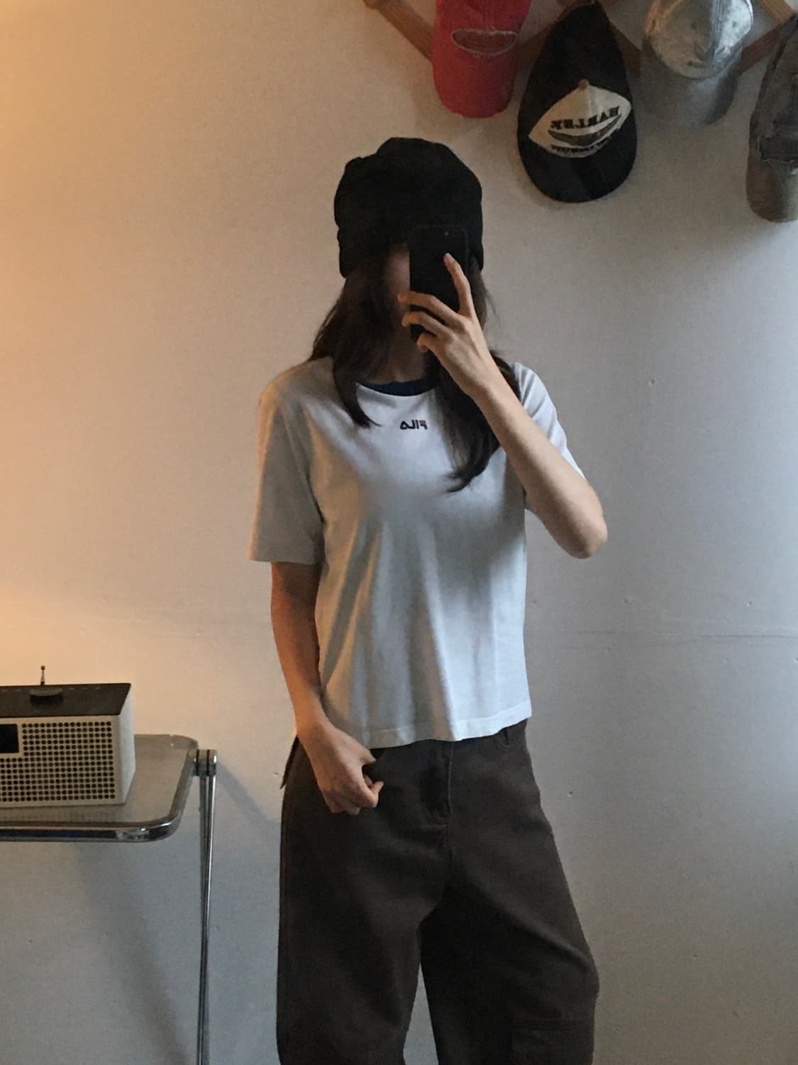필라 스펠로고 라운드넥 반팔티 상품이미지2