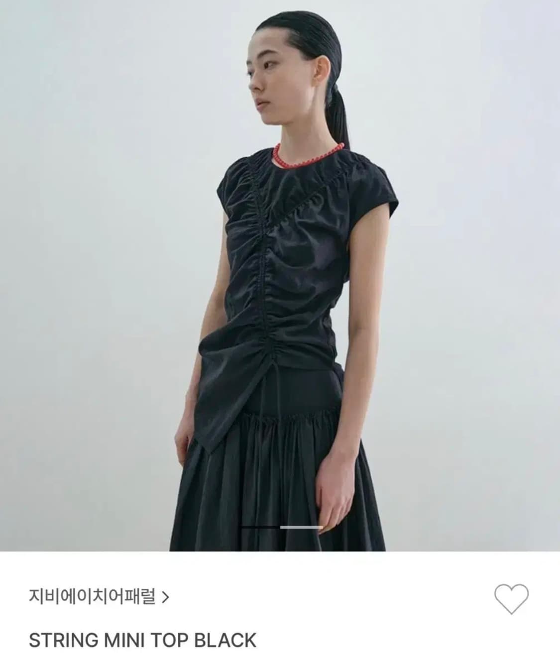 Gbh 셔링 블라우스 상품이미지1
