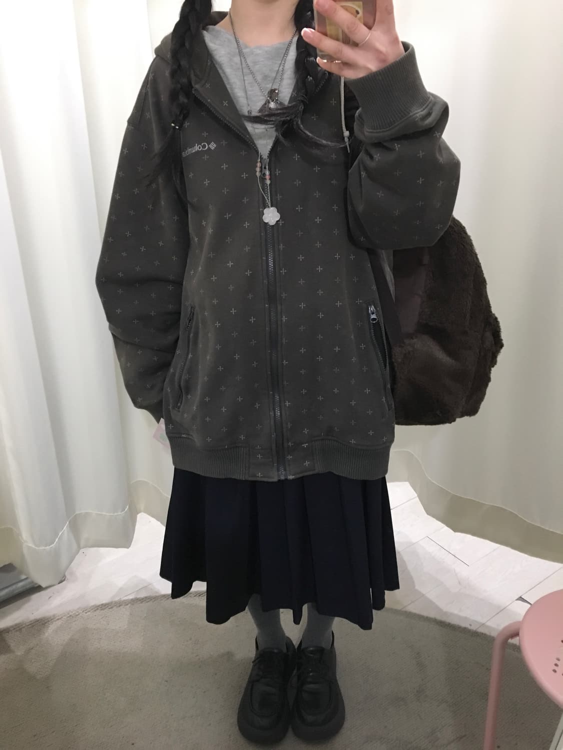 Olive sawako pleats skirt 상품이미지5