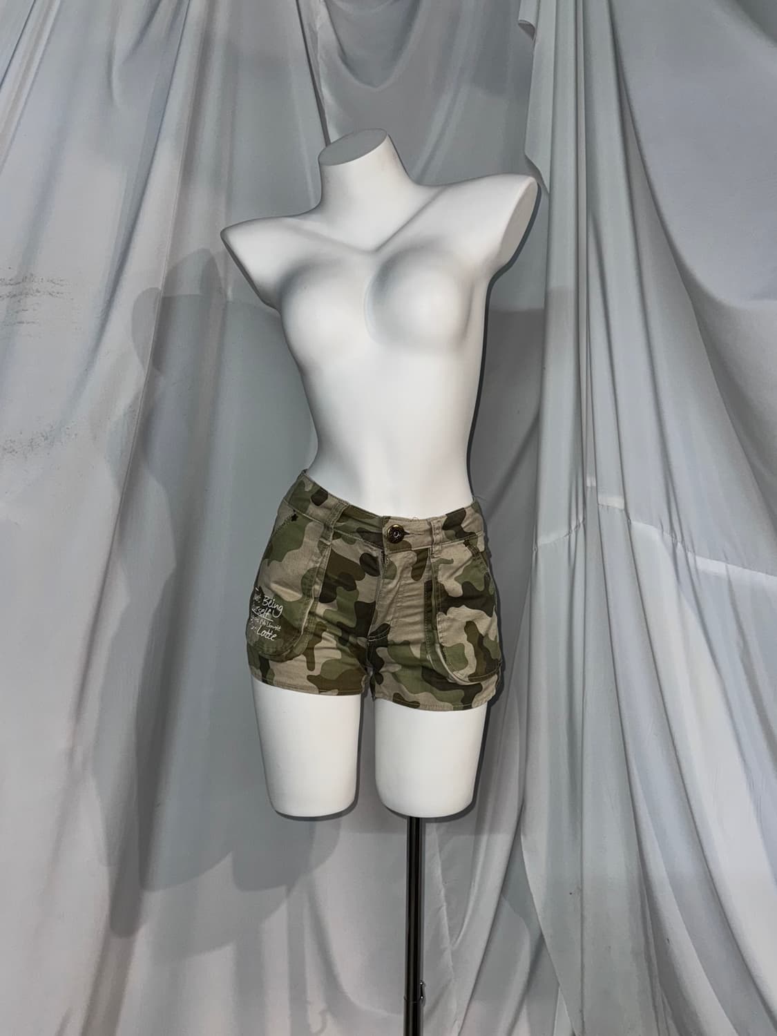 00‘s 오네 갸루 와투케 카모 코디세트 상품이미지2