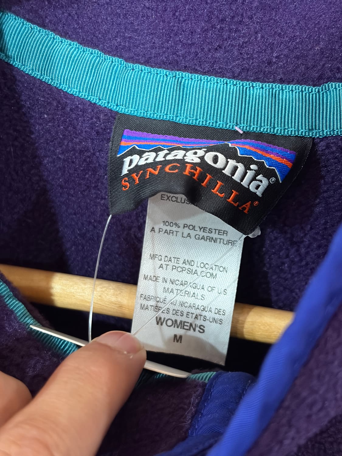 J26 파타고니아 신찰라 스냅티 플리스 M 상품이미지3