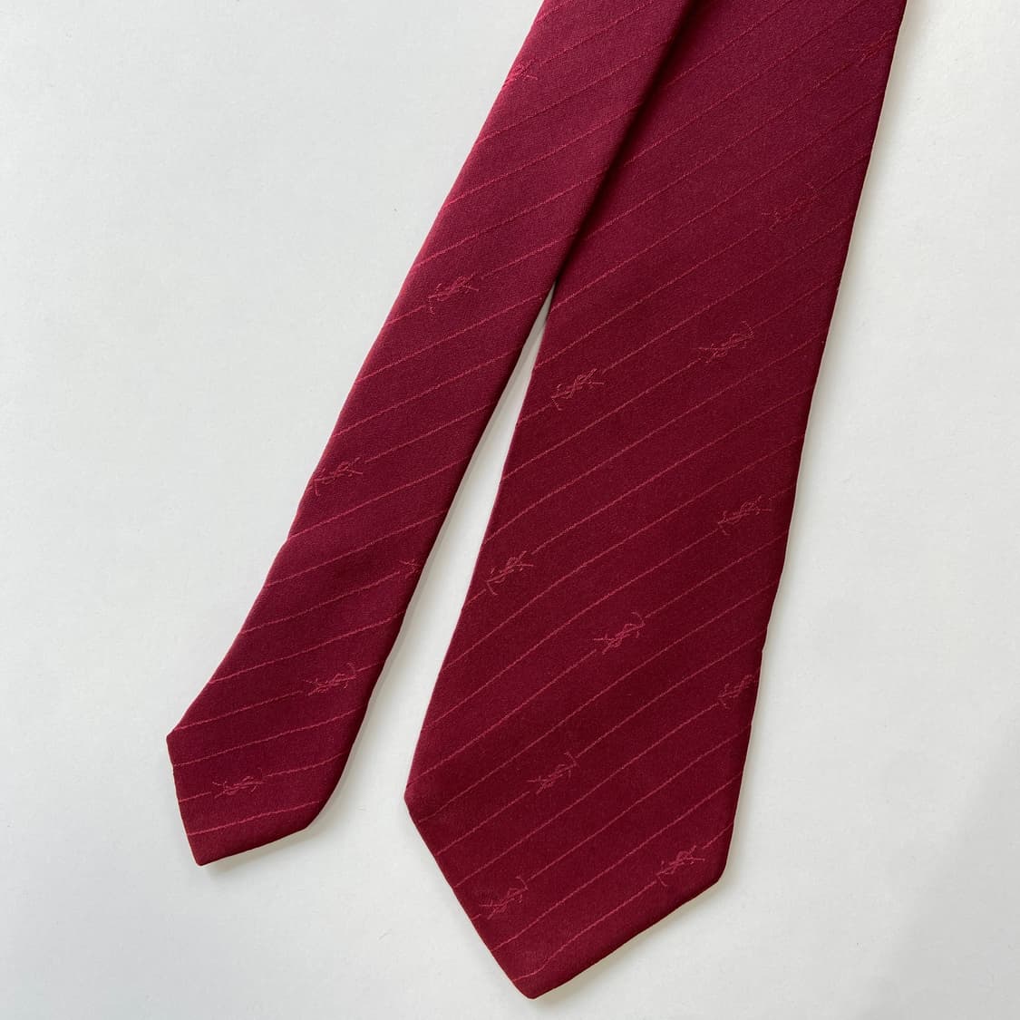 YSL 입생로랑  명품 정품 모노그램 넥타이 상품이미지3