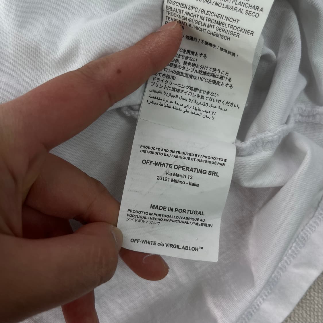 105 오프화이트 2019 s/s 에로우 반팔티셔츠 상품이미지9