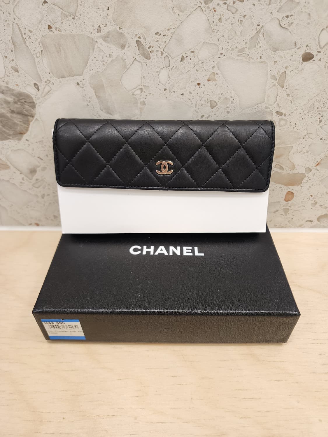 샤넬 A50096 램스킨 CC로고 장지갑 #17 상품이미지1