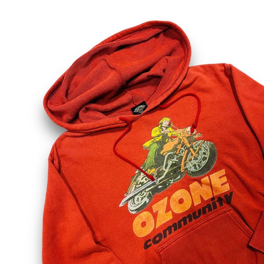 오존 커뮤니티 90s 바이커 맨 빈티지 후디 상품이미지2