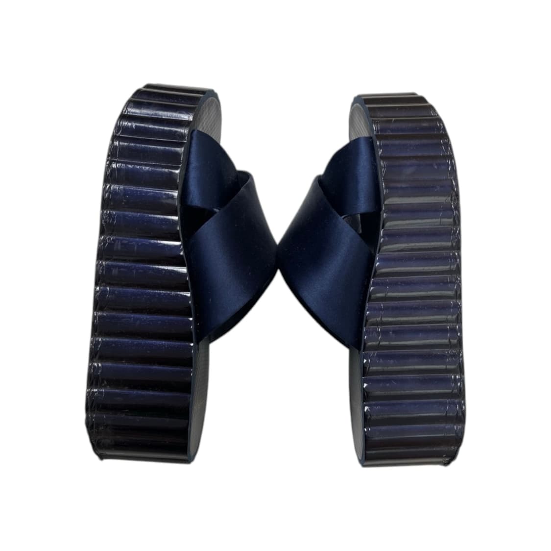 토리버치 Tory Burch 네이비 스칼롭 플랫폼 슬라이드 7M 상품이미지5