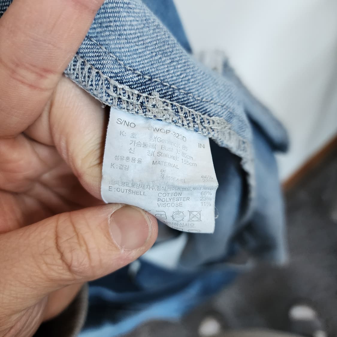 쥬시주디 데님 반팔 롱 원피스 상품이미지5