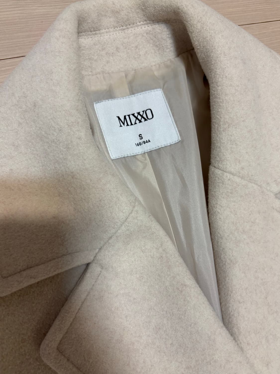 미쏘 테일러드 카라 롱코트 S MIWJHC10PG  상품이미지5