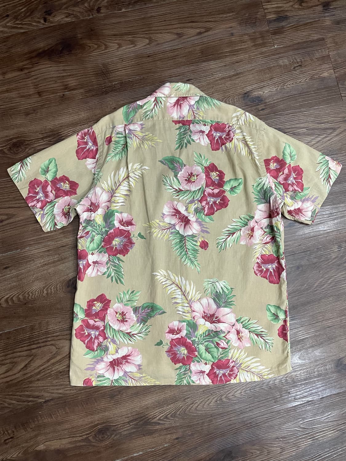 폴로 린넨 플로럴 하와이안 캠프 셔츠  상품이미지8