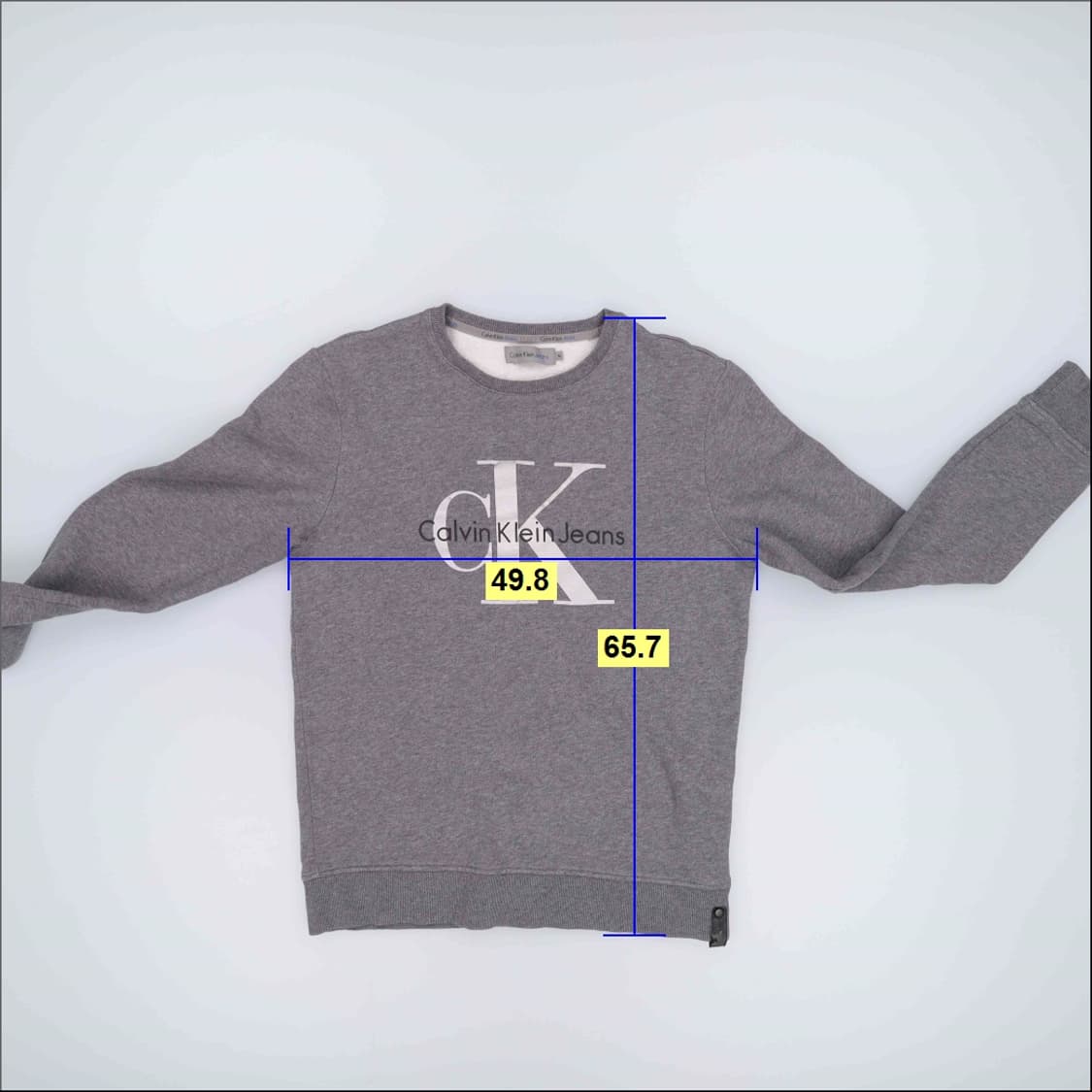 M 캘빈클라인 빅로고 기모 맨투맨 0227M 상품이미지6