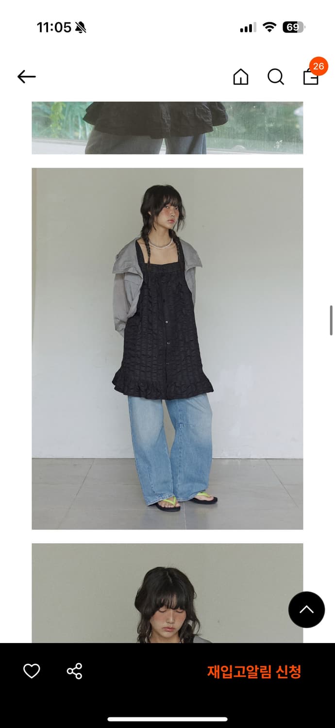 호쿠스포쿠스 볼륨 시어서커 원피스 상품이미지3