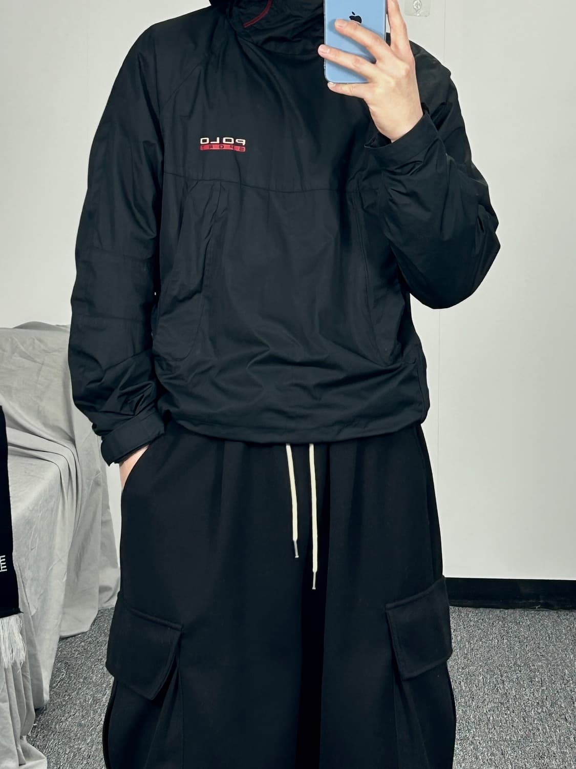 폴로 스포츠 바람막이 아노락 웜업 M  상품이미지2