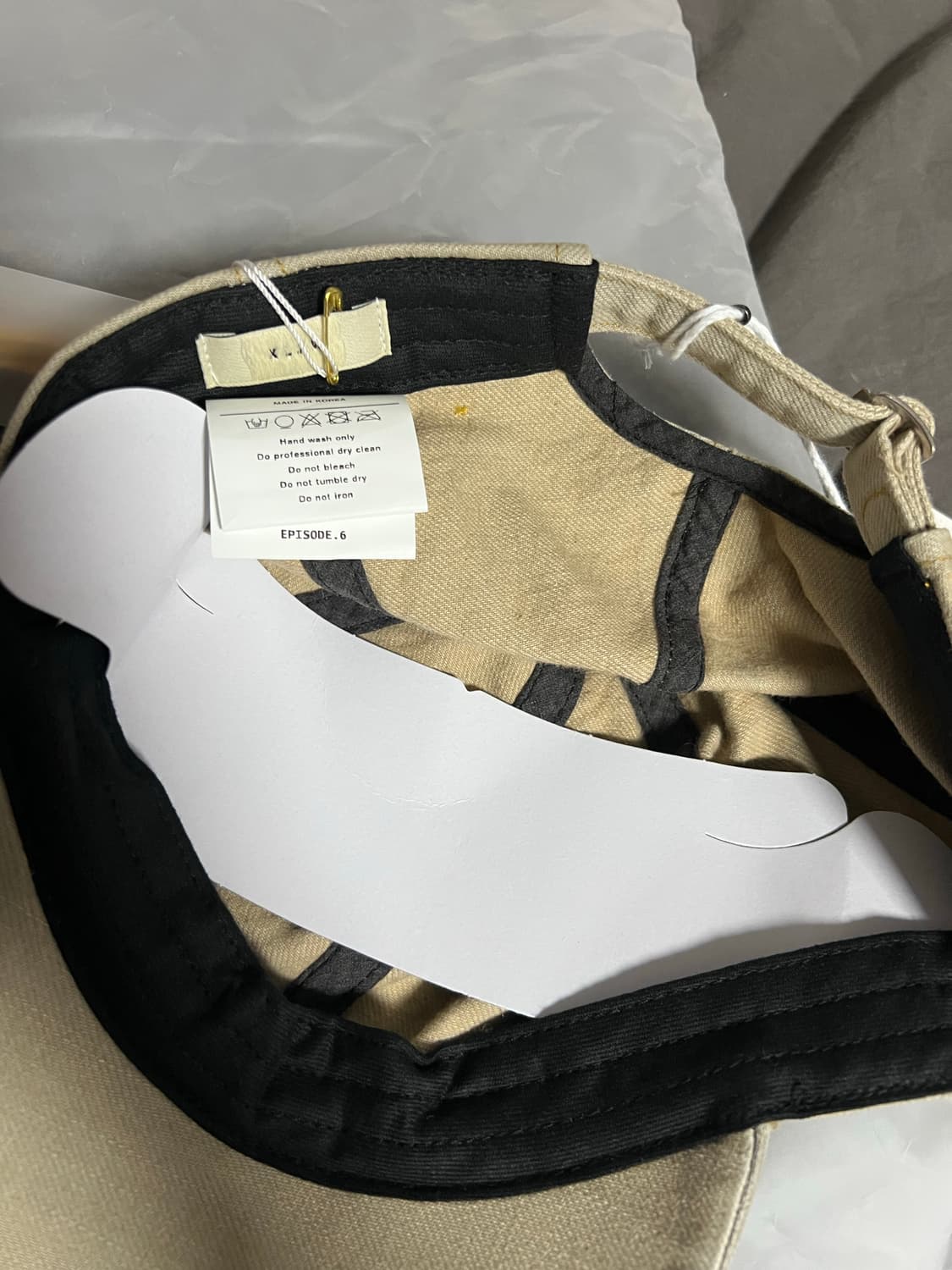 (새상품) 엑슬림 ep6 02 모자 볼캡 상품이미지3