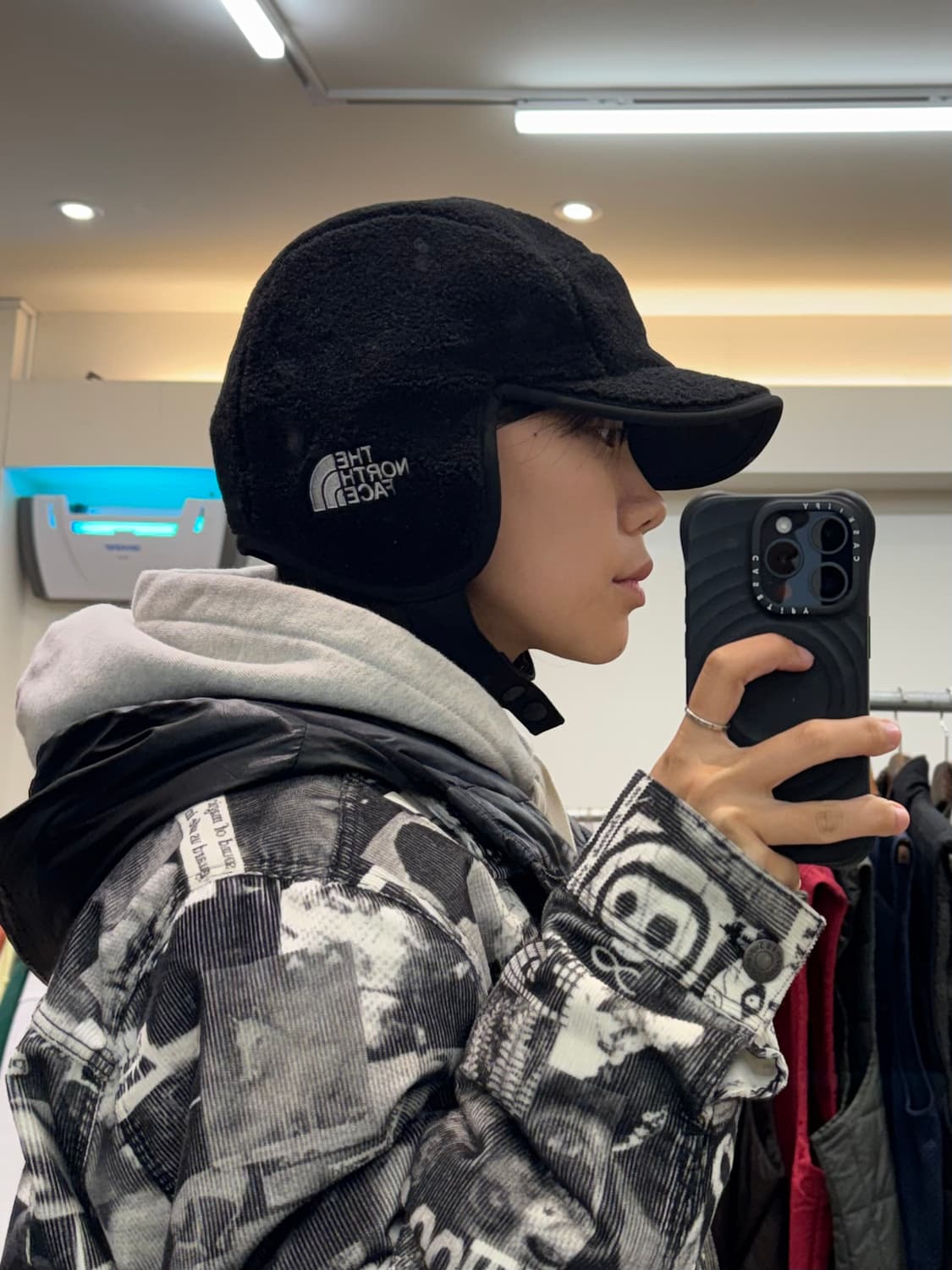 노스페이스 화이트라벨 퍼피 플리스 이어머프 캡 상품이미지1