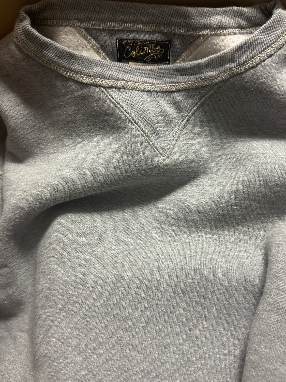 콜림보 플레인 스웻 셔츠 그레이 L 상품이미지3