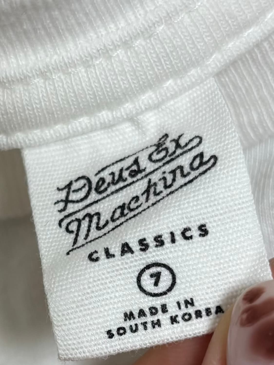 (키즈) 데우스 엑스 마키나 서울 컬리지 티셔츠 화이트 상품이미지2