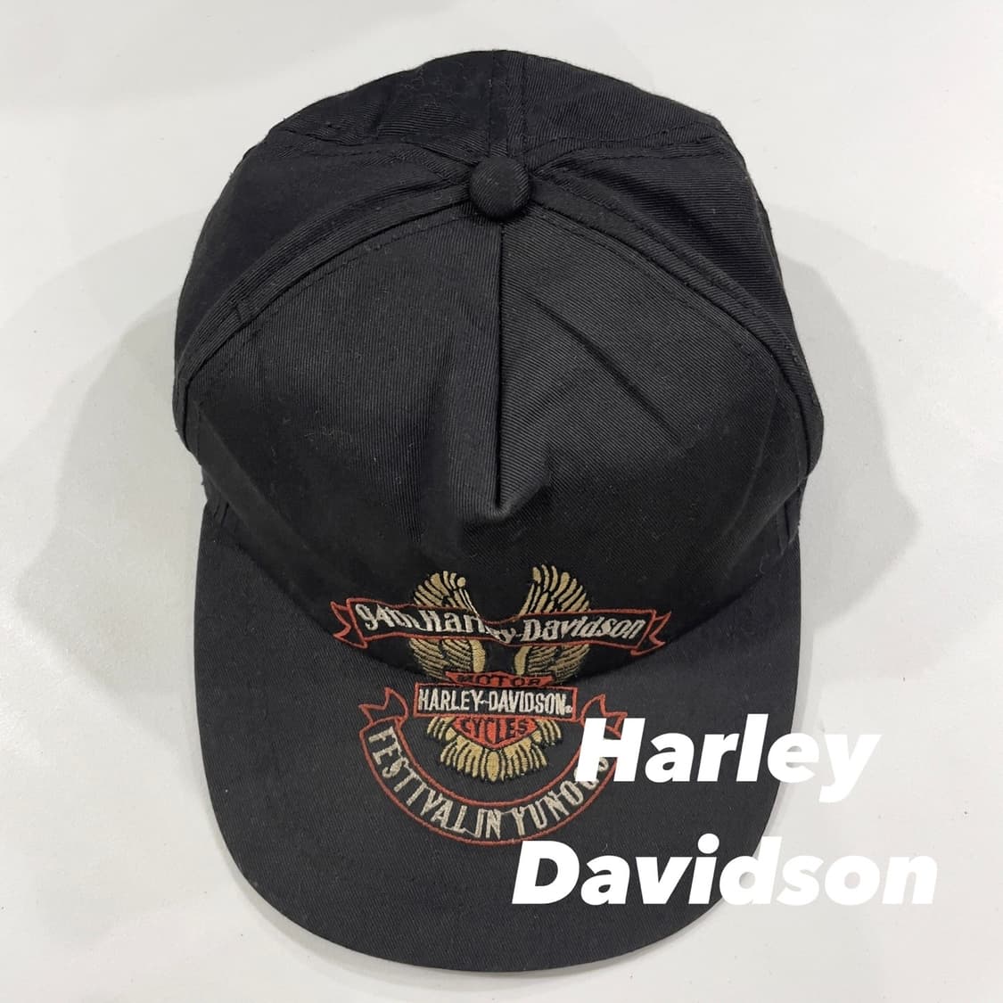할리데이비슨 로고 스냅백 상품이미지1