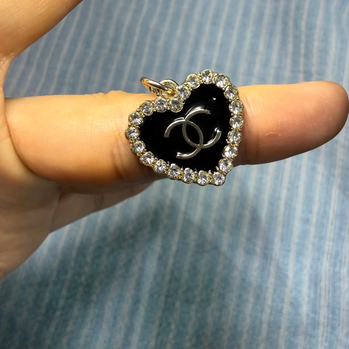 업사이클링 팬던트 블랙큐빅 상품이미지1