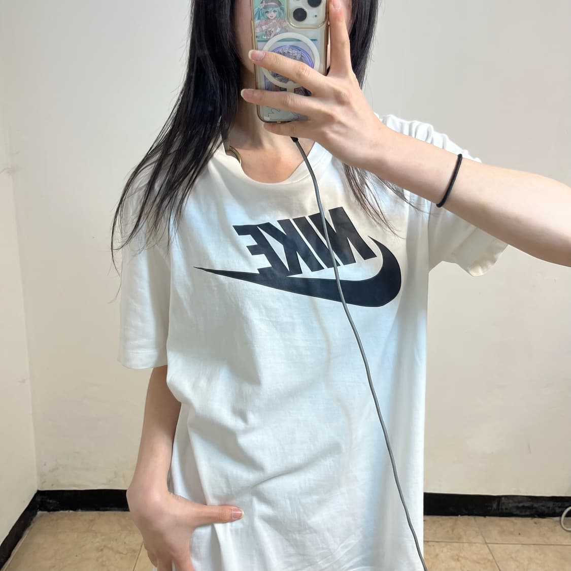Nike big logo white t-shirt 상품이미지3